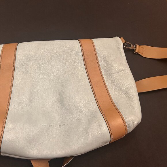 Gorgeous Brunello Cucinelli Large Leather Bag. - Picture 9 of 15